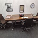 Vintage rosewood meeting table