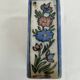 Persian bottle, antique vase with polychrome flower decoration, Kagjar style, antique ceramic