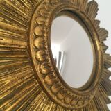 Vintage sun mirror 60s, 26 cm