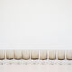 Lot of 11 Luminarc 1970 black smoked glass wine glasses