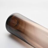 Claude Morin, blown glass roller vase, France 1975