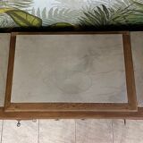 Raspberry art deco buffet