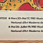 Matisse - Large Red Interior 1948 - Japan 1981 - Original poster