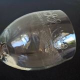 3 old guilloche glasses from the 20s