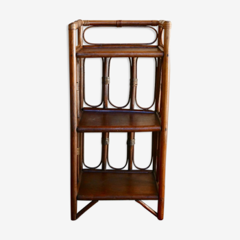 Rattan shelf