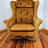 Ushak Swivel Chair by Up Zavody Rousinov from Up Závody, Czechoslovakia, 19