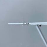 Outdoor metal table series Tio minimalist by Chris Martin for Massproductions, Finland.