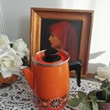Enamelled coffee maker