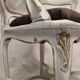 Paire de fauteuils cannés de style régence - bois peint - 19ème