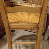 Old cane bistro chair