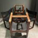 Ensemble de 6 chaises Gunther Hoffstead en cuir et palissandre pour Uniflex