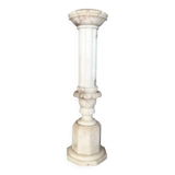 Alabaster column saddle, pedestal