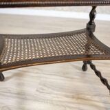 Oak Side Table in Dark Brown, 1930s