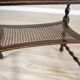 Oak Side Table in Dark Brown, 1930s