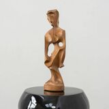 Cubist figurative sculpture by Michel Pedron