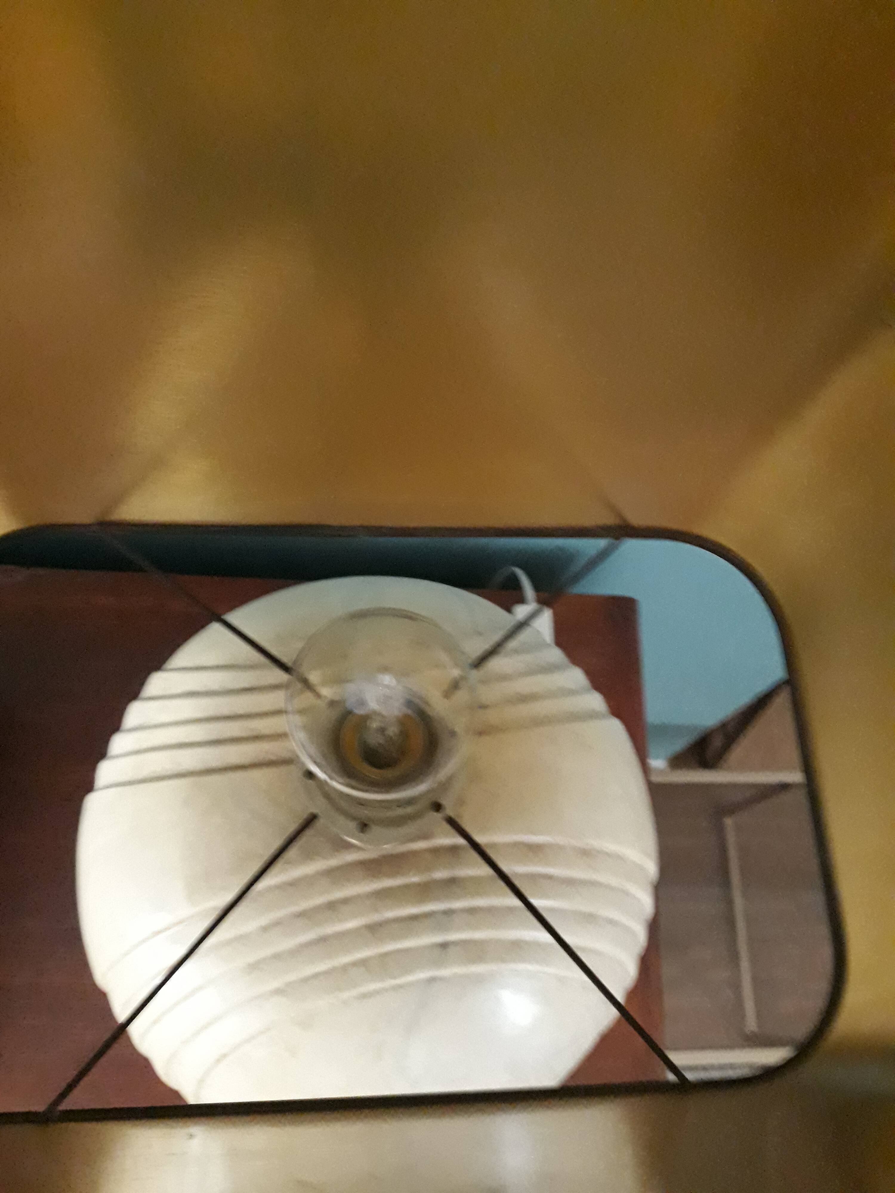Big lamp way ceramic marble 70s