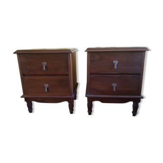 Pair of bedsides