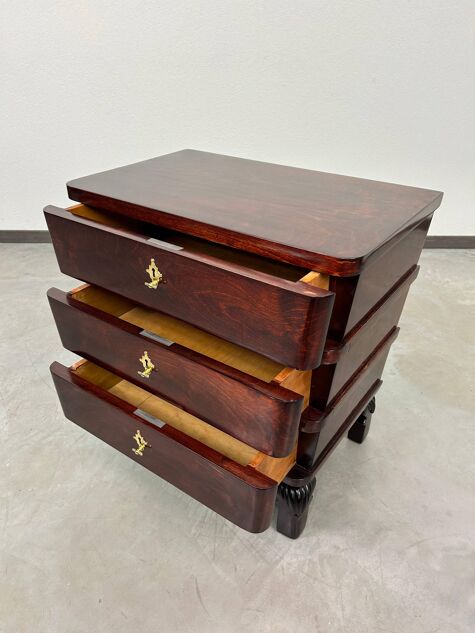 Small Art Deco cabinet attributed to Lajos Kozma.