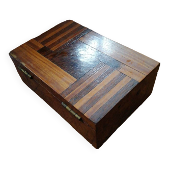 Vintage rectangular wooden box