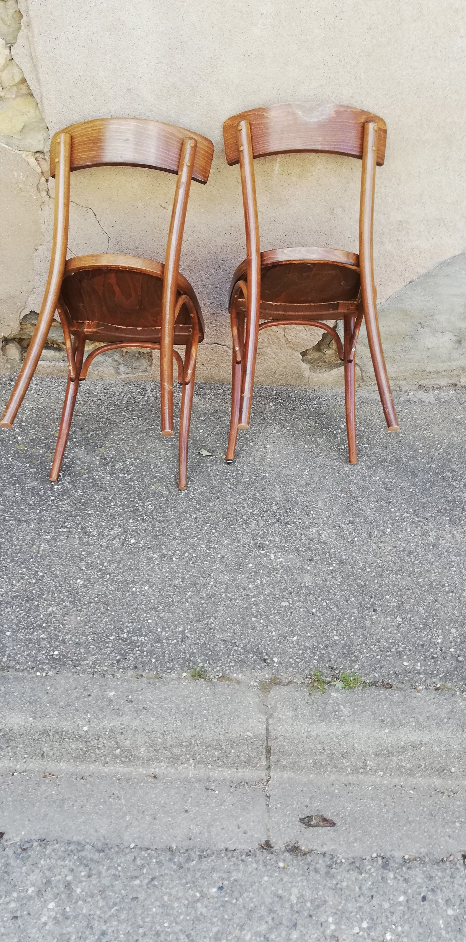 Paire de chaises bistrot Thonet