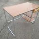 Modernist desk in Formica on tubular metal structure - 60s