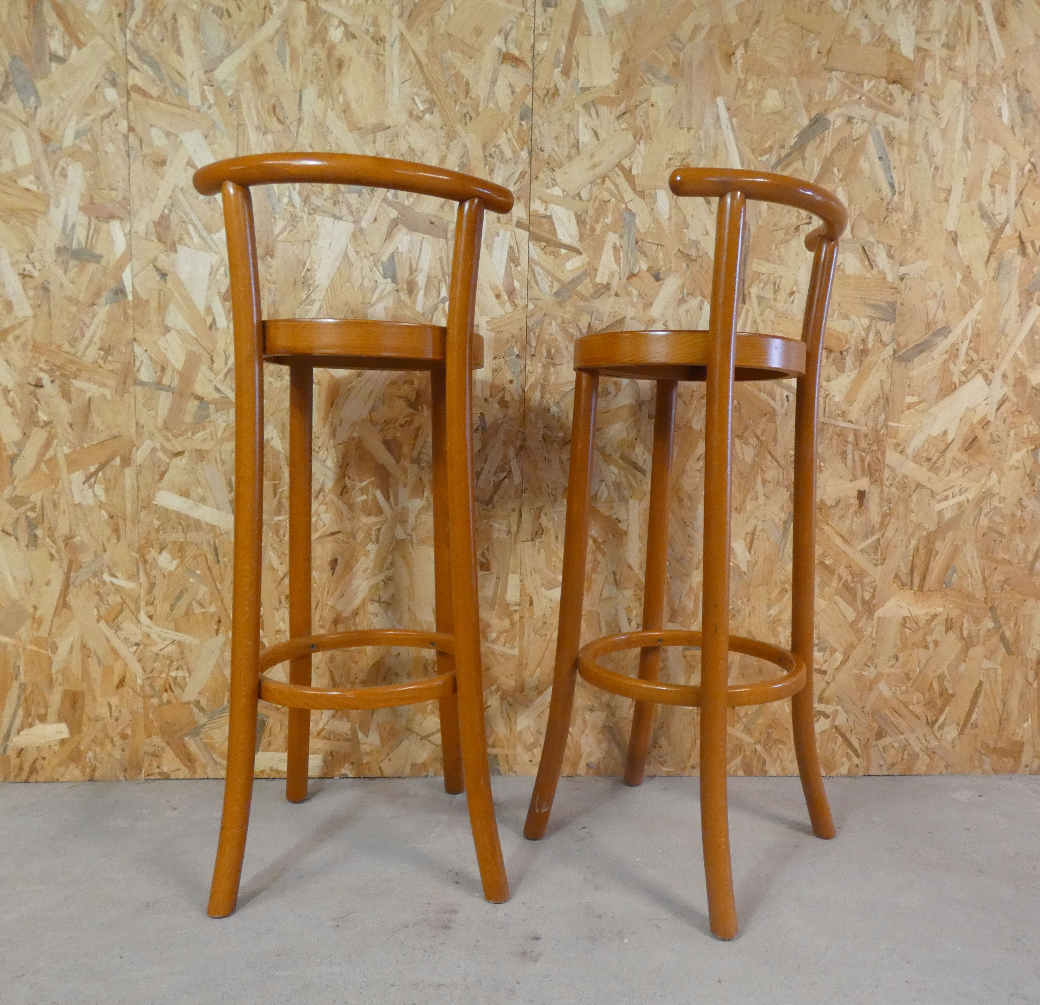 2 stools baumann bar bistrot loft vintage