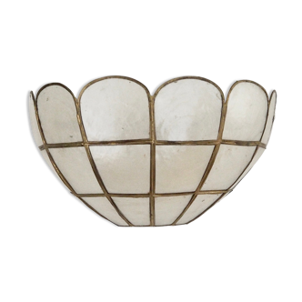 Applique en nacre et laiton