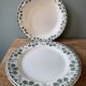 Set of 3 round dishes XIXth, Boch Frères Keramis, Trifolium model