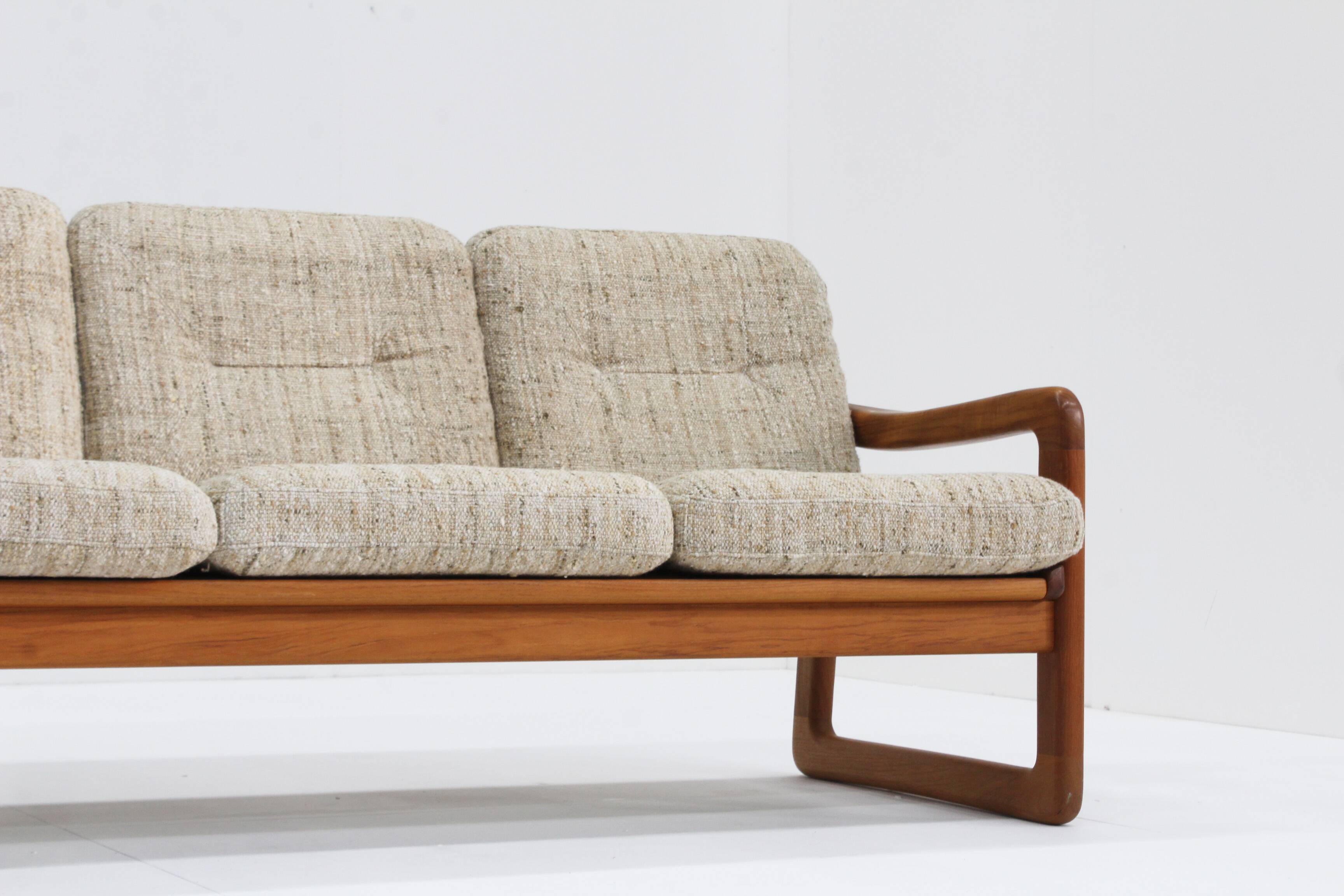 Vintage Mid century sofa solid teak Holstebro MöbelFabrik 1960s