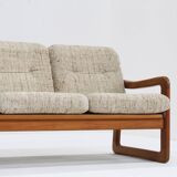Vintage Mid century sofa solid teak Holstebro MöbelFabrik 1960s