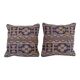 Set of 2 vintage Turkish cushion covers 51x51 cm
