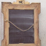 Mirror with molded pediment in Louis XVI style