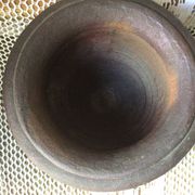 Mortier en fonte et pilon en bois