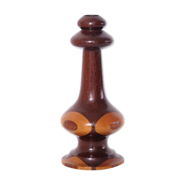 Artistic soliflore wooden turned assembly