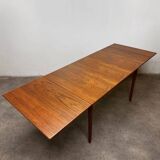 Extendable teak dining table, 1960