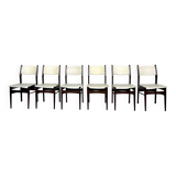 Série de 6 chaises vintage années 1960