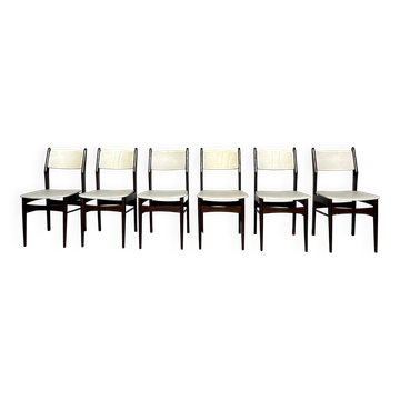Set of 6 vintage 1960s chairs
