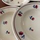 Set of 6 deep plates Badonviller model Jean – Antique crockery