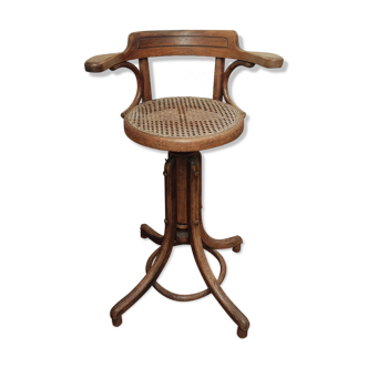 Ancien tabouret siège fischel