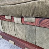 Pair of Brazilian rosewood armchairs, 70s