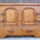 Rustic oak chest of drawers from the 1950s | Solid wood | Hand-forged fitti