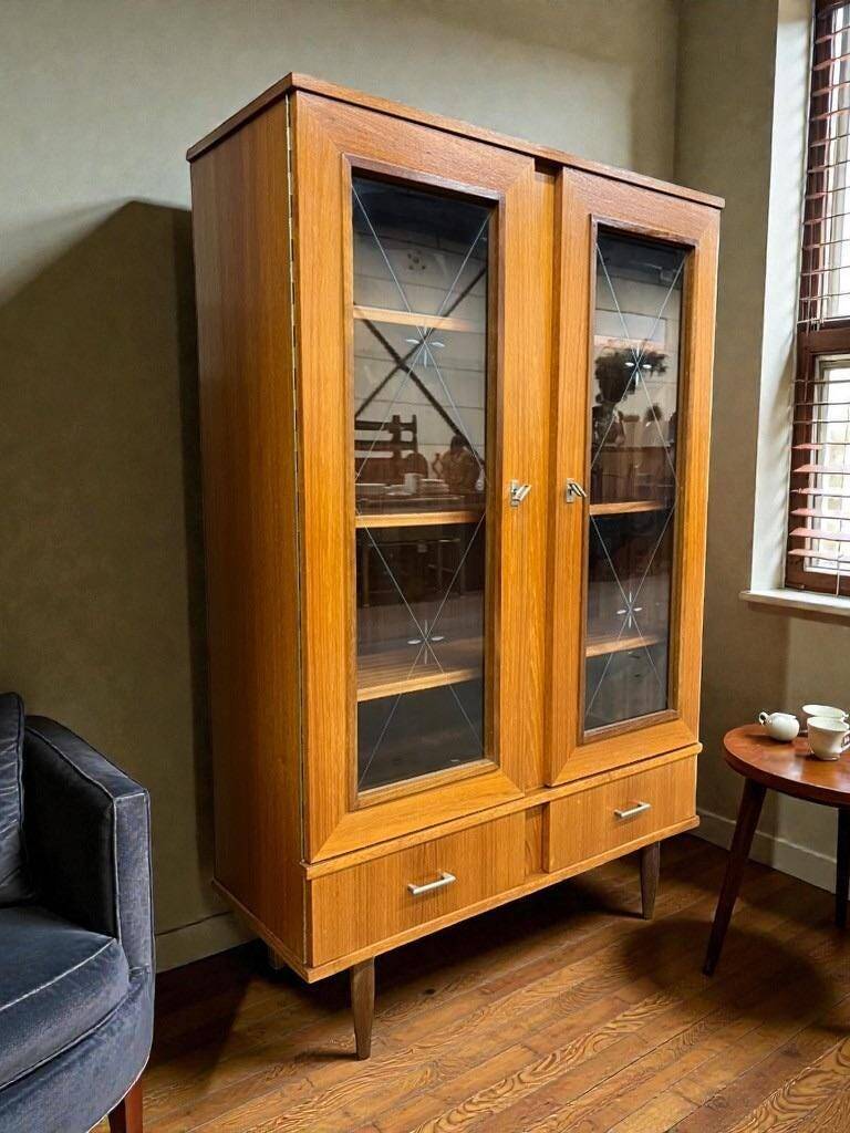 Library / vintage wooden display cabinet