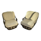Low rattan armchair