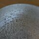 Globe lampshade in white speckled blown glass from Clichy