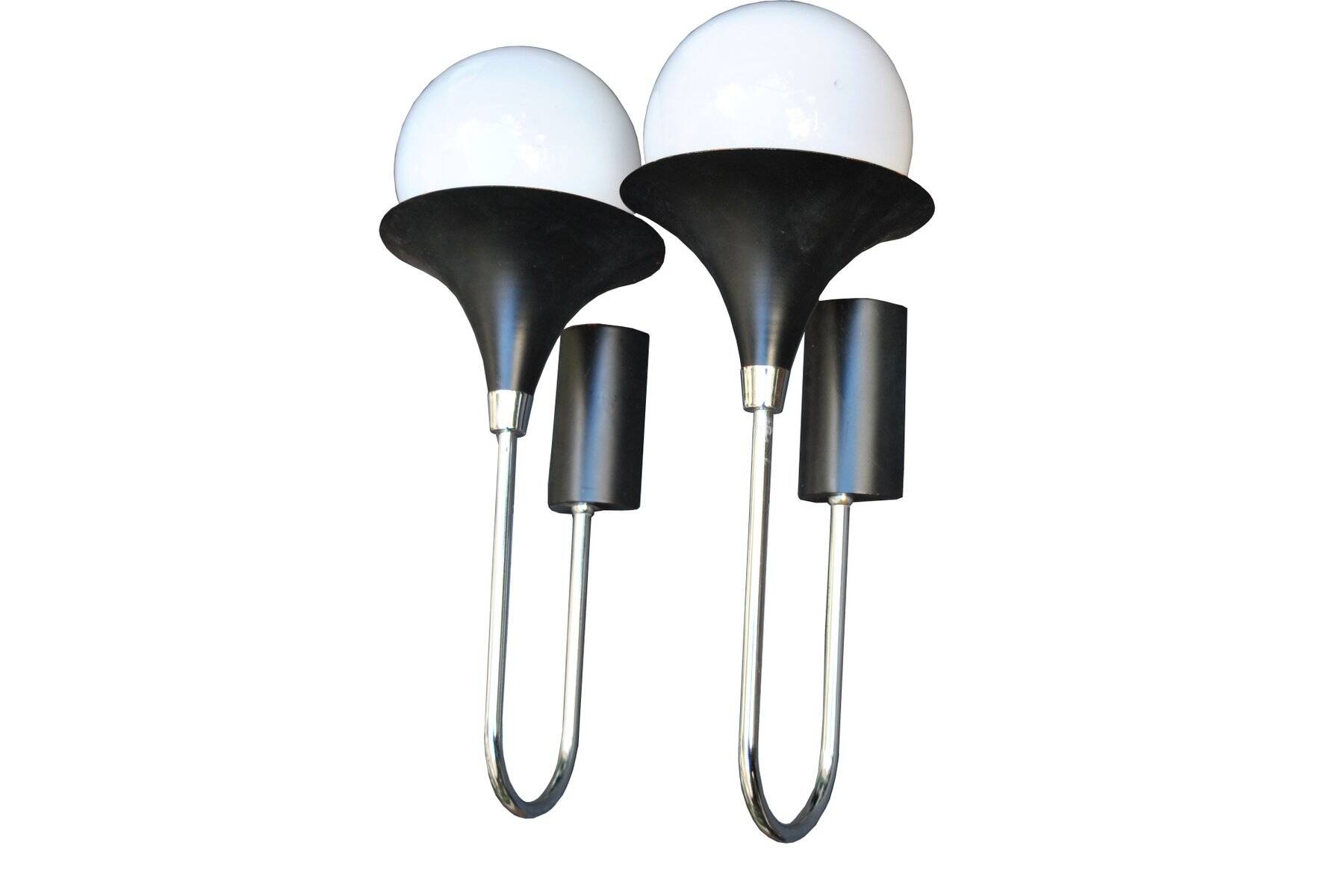 Mid-Century Wall Light in the style of Gino Sarfatti, Italy, set of 2