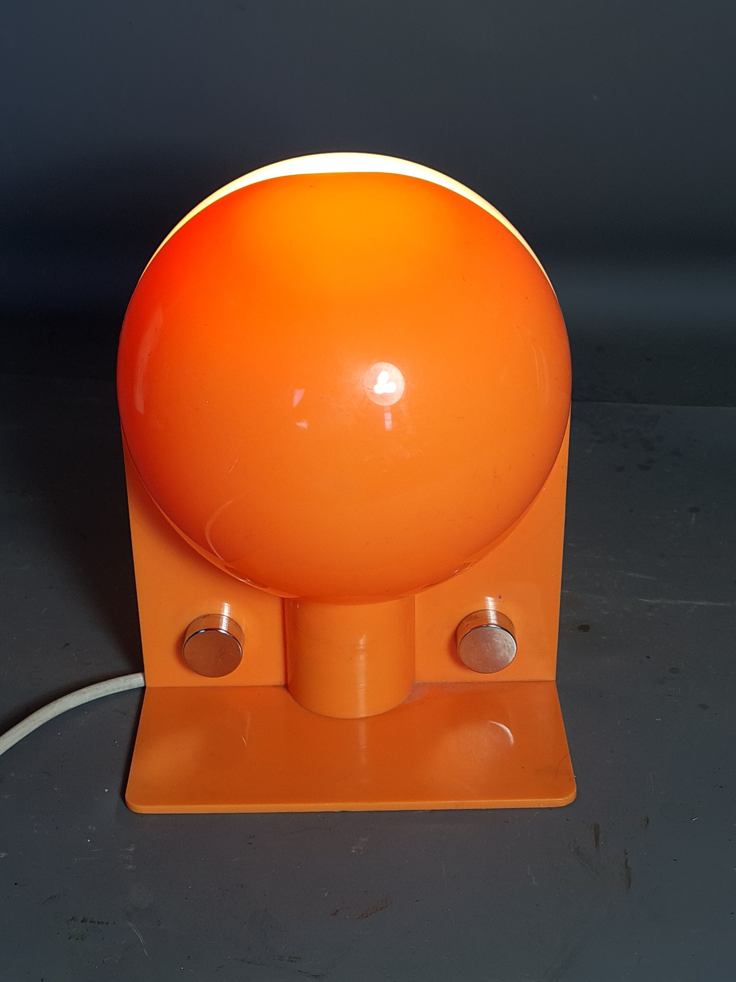 Sirio bedside lamp by Brazzoli and Lampa for Guzzini Design 70s SB