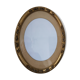 Golden frame floral pattern