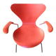 Designer office chair in compressed wood designed by Arne Jacobsen for Fritz Hansen, Denmark, 1982.