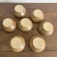Set of 7 brown stoneware bowls from Digoin.