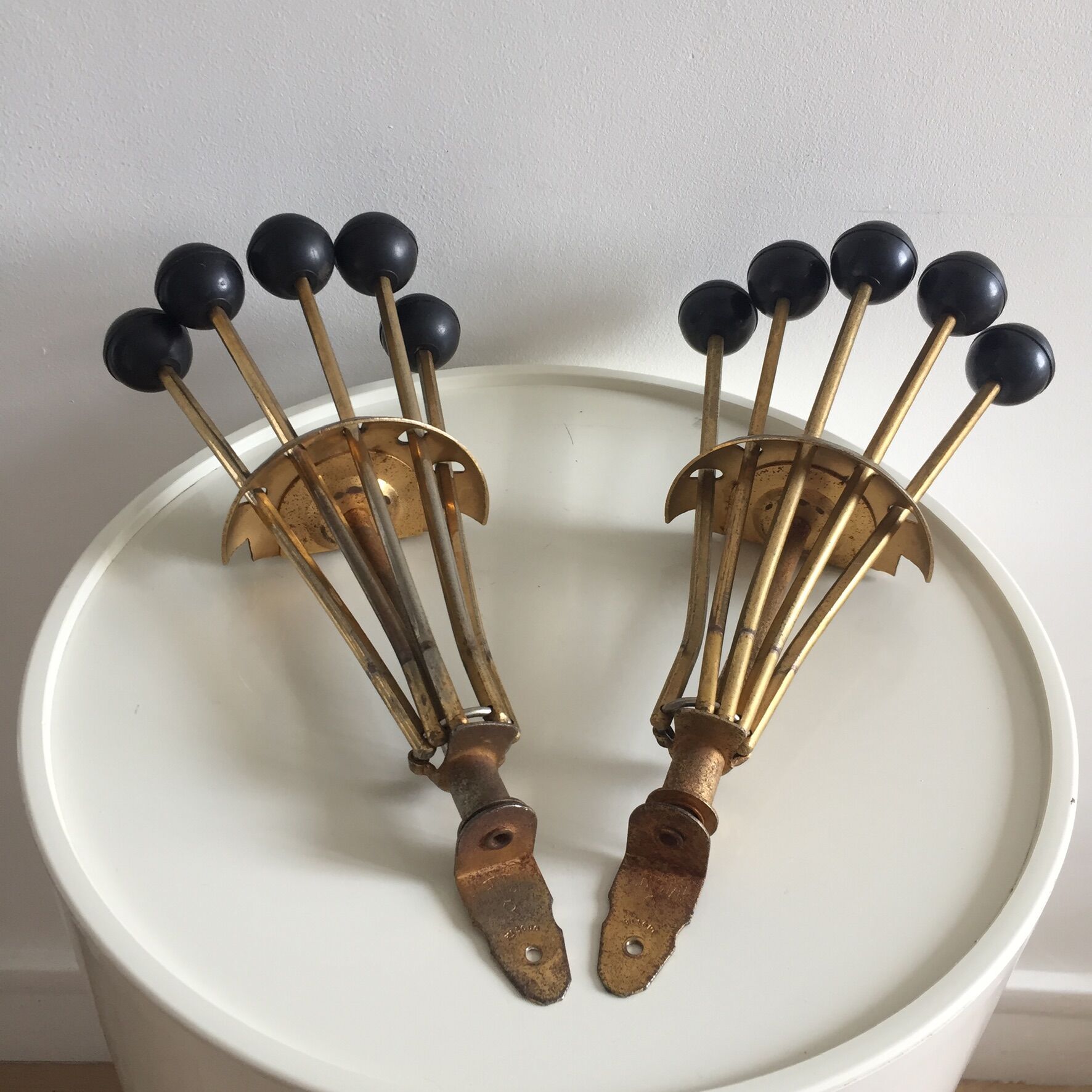 Pair of Umbrella Coat Holder Serjac 5 balls
